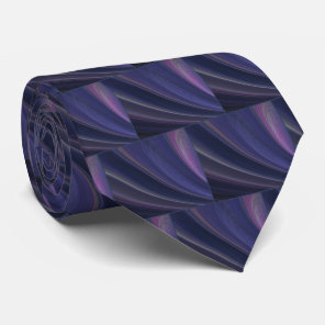 Purple Soft Sand Waves Neck Tie