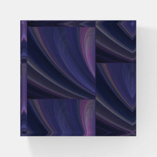 Purple Soft Sand Waves Paperweight