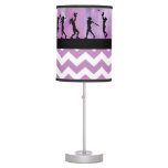 Purple Softball Silhouette Lamp at Zazzle