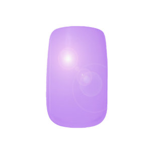 Purple Solar Flare Minx Nail Art
