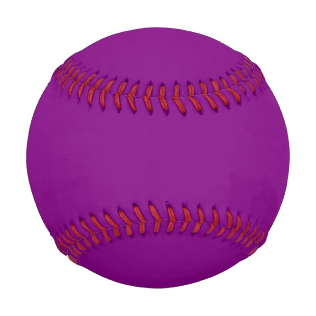 Purple Solid Color Baseball (Front)