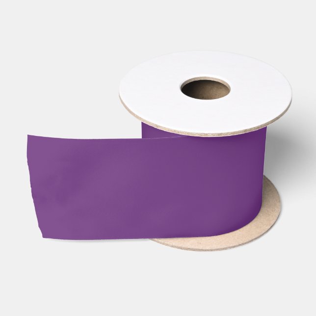 Purple Solid Color Satin Ribbon (Spool)