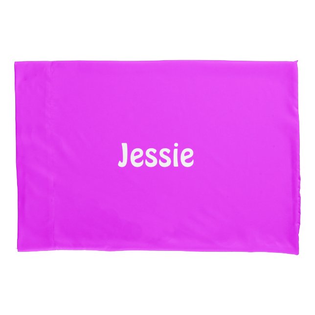 Purple solid plain pillow case (Front)
