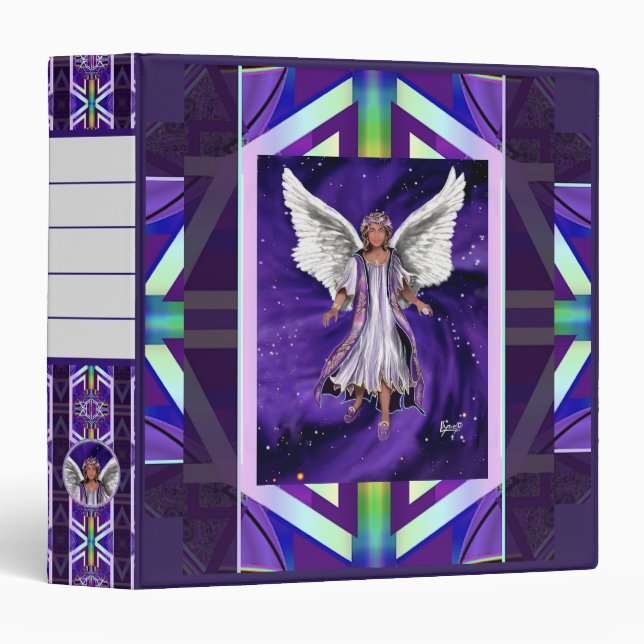Purple Soul 3 Ring Binder (Front/Spine)