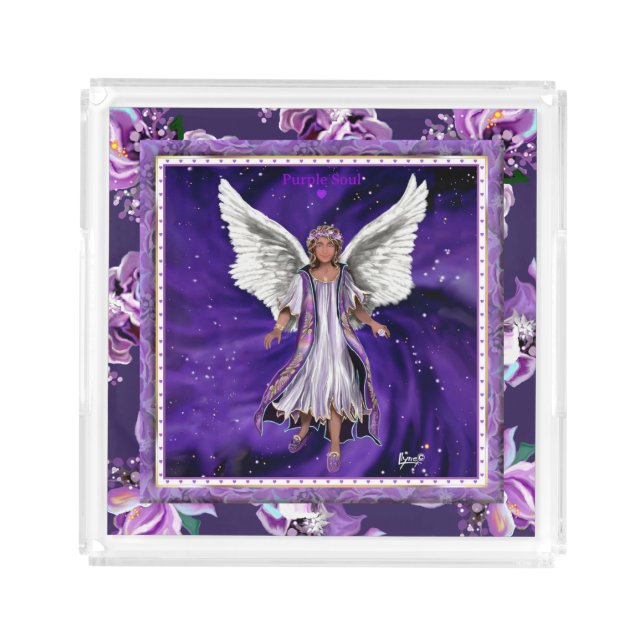 Purple soul acrylic tray (Front)