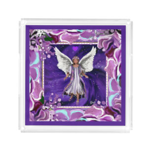 Purple Soul Acrylic Tray