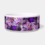 Purple soul bowl<br><div class="desc">for "purple" pets😉 /detail of my "purple soul" design : the purple flower crown with purple hearts.</div>