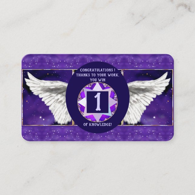 purple Soul business card (Front)