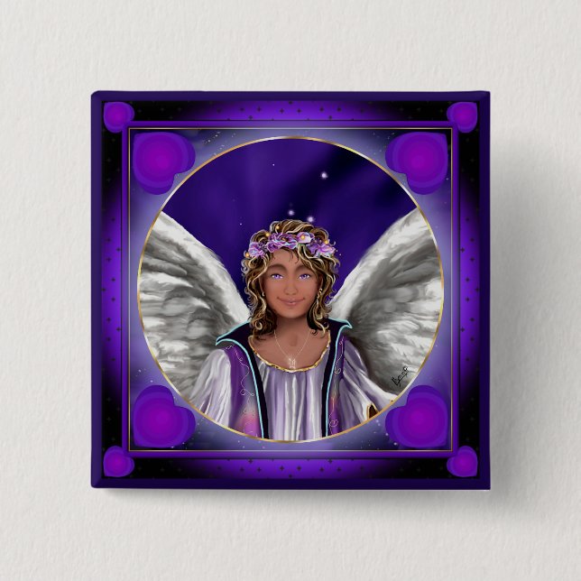 Purple Soul  Button (Front)