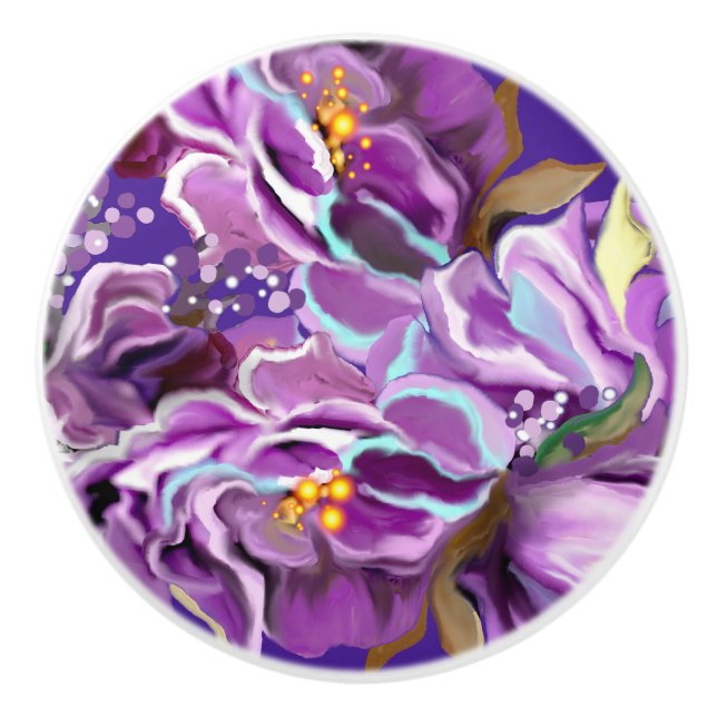 Purple Soul Ceramic Knob (Front)