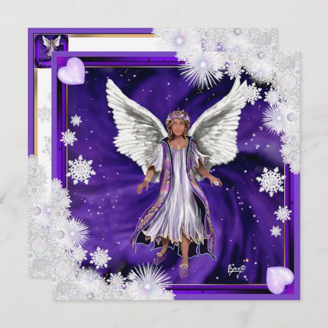 Purple Soul christmas card (Front/Back)