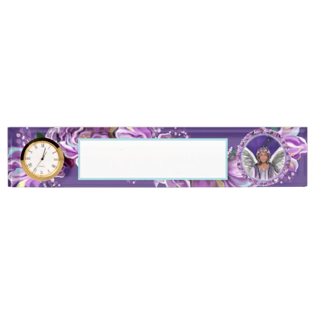 Purple Soul Desk Name Plate (Front)