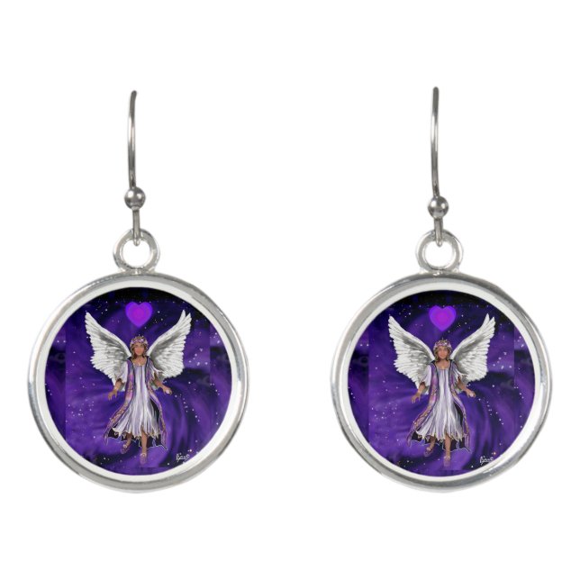 Purple Soul Earrings (Front)