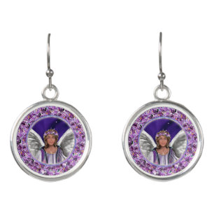 purple soul earrings