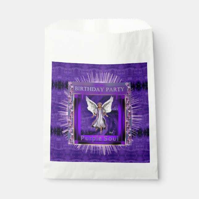 Purple soul favor bag (Front)