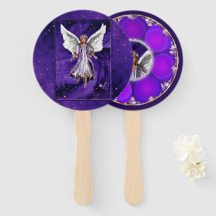 Purple Soul Hand Fan