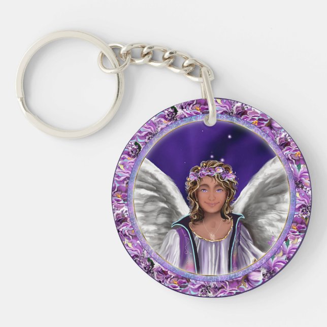 Purple Soul Keychain (Front)