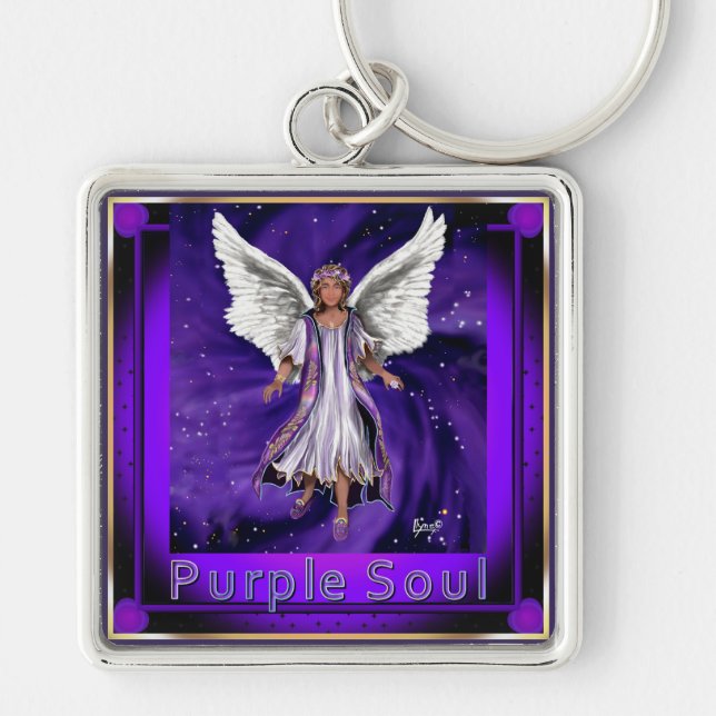 Purple Soul Keychain (Front)