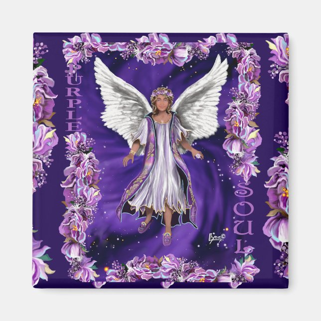 Purple Soul Magnet (Front)