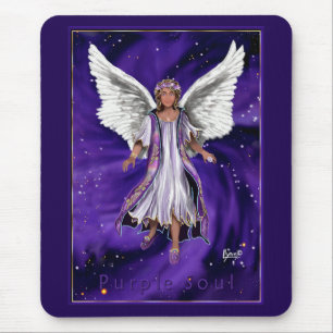 Purple Soul Mouse Pad