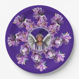 Purple Soul Paper Bowls Plates