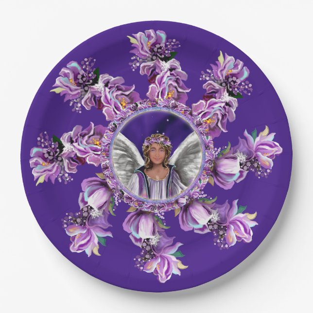 Purple Soul Paper Bowls Plates (Front)