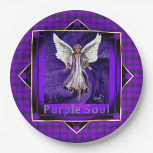 Purple Soul Paper Plates