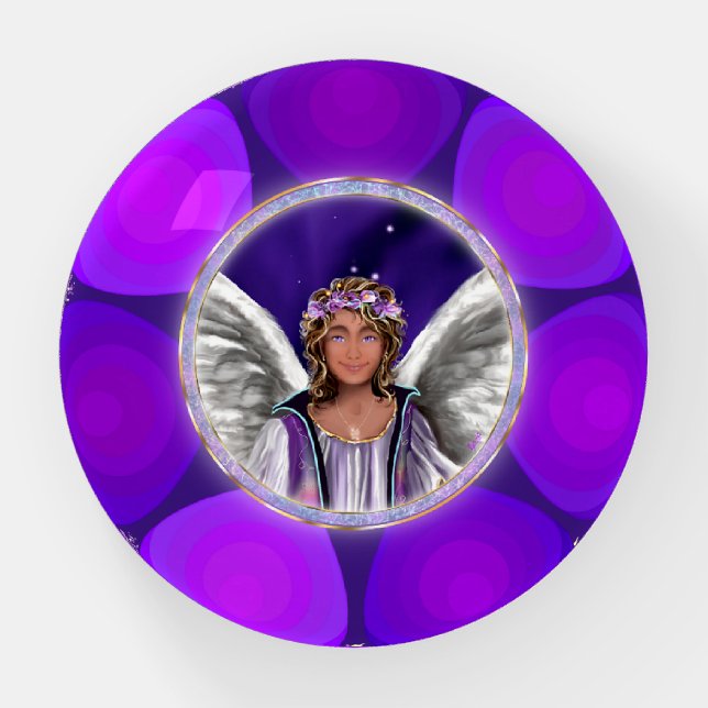 Purple Soul Paperweight (Front)