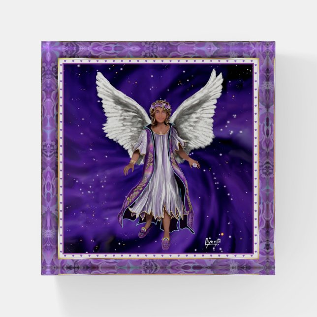 Purple Soul Paperweight (Front)