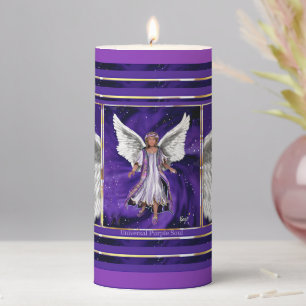 Purple Soul Pillar Candle