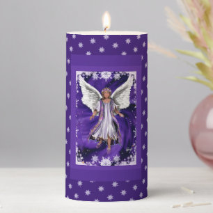 Purple soul Pillar Candle
