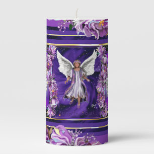 Purple Soul Pillar Candle