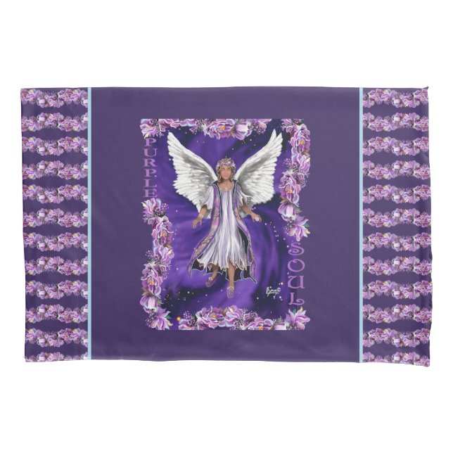 Purple Soul Pillow Case (Front)