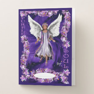 Purple Soul Pocket Folder