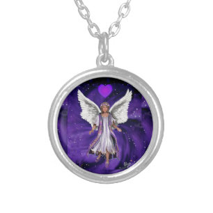 Purple Soul Silver Plated Necklace