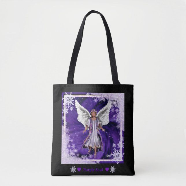 Purple Soul Tote Bag (Front)