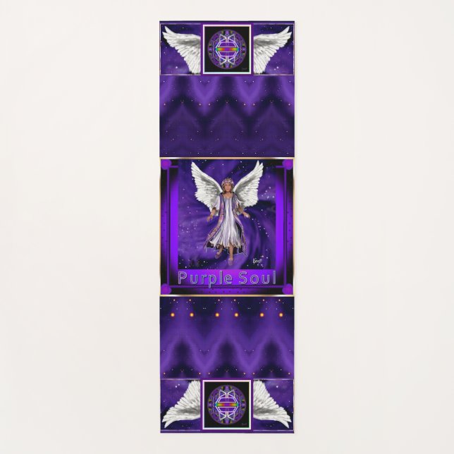Purple Soul Yoga Mat (Front)