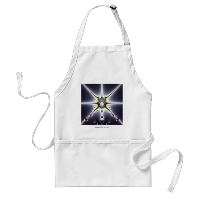 Purple Space Adult Apron (Front)