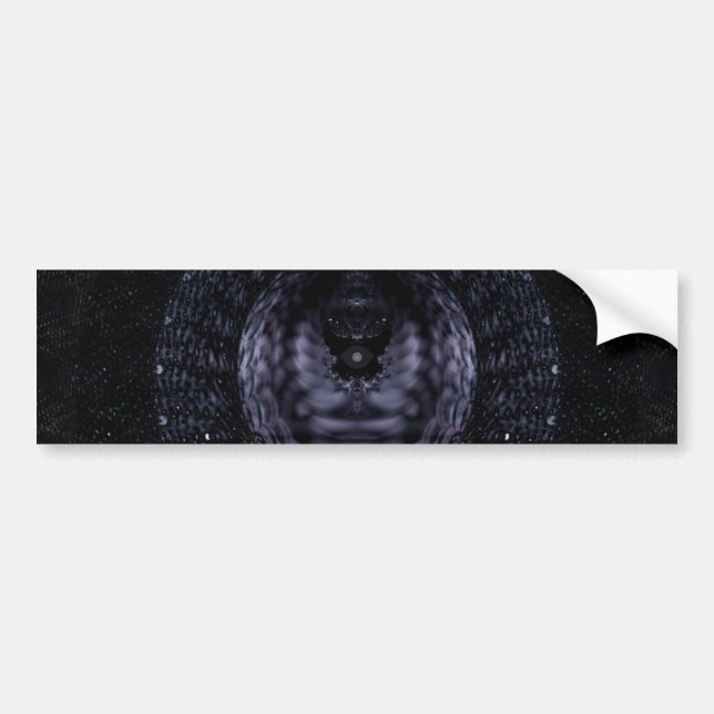 Purple Space Bumper Sticker (Front)