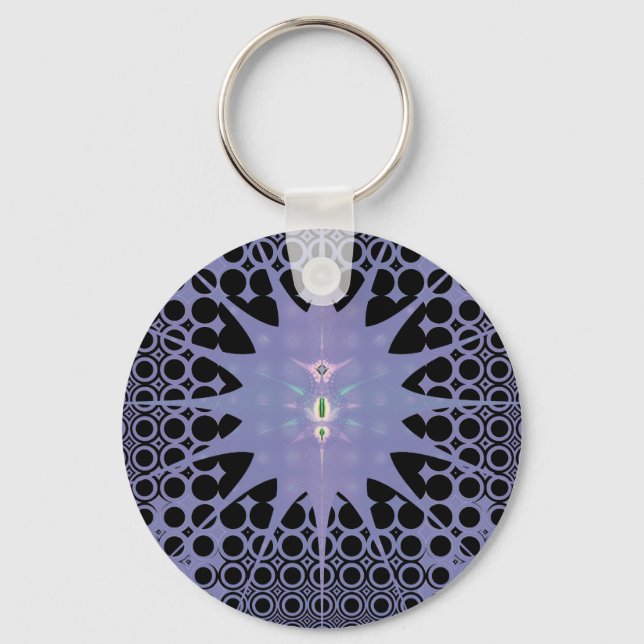 Purple Space Keychain (Front)