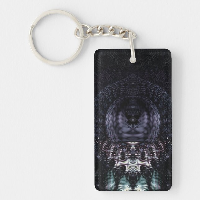 Purple Space Keychain (Front)