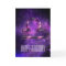 Purple Space Libra Birthday Card