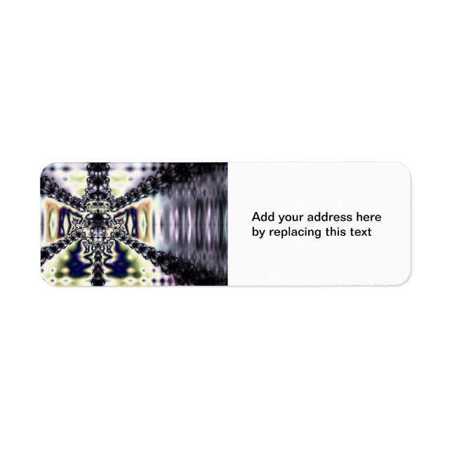 Purple Space Return Address Label (Front)