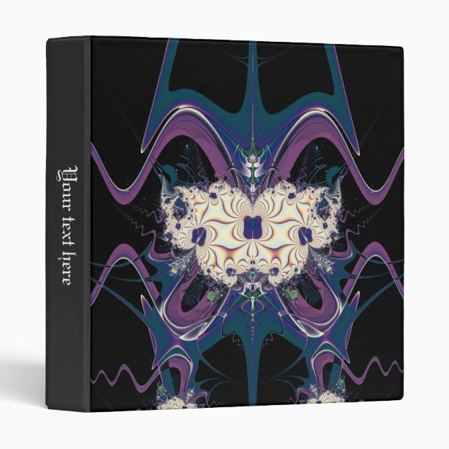 Purple Space Vinyl Binder (Front/Spine)