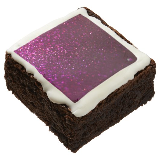 Purple Sparkle Brownie (Angled)