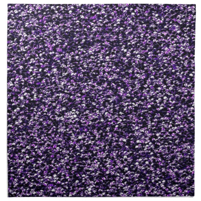 Purple Sparkle Cloth Napkin (Front)