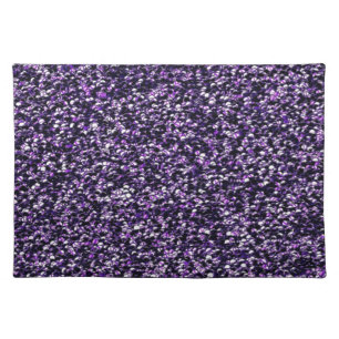 Purple Sparkle Cloth Placemat