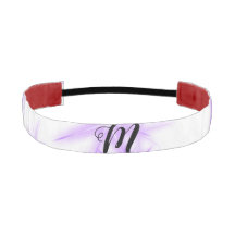 Purple sparkle glitter add your name monogram pock