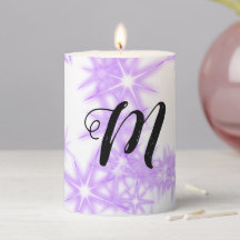 Purple sparkle glitter add your name monogram pock
