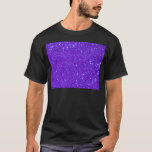Purple Sparkle Glitter Custom Design Your Own T-shirt at Zazzle